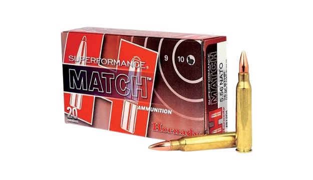 Picture of Hornady Superformance Match Target 5.56X45mm Nato 75 Gr Hollow Point Boat-Tail Match (Hpbtm) 20 Per Box/ 10 Cs 