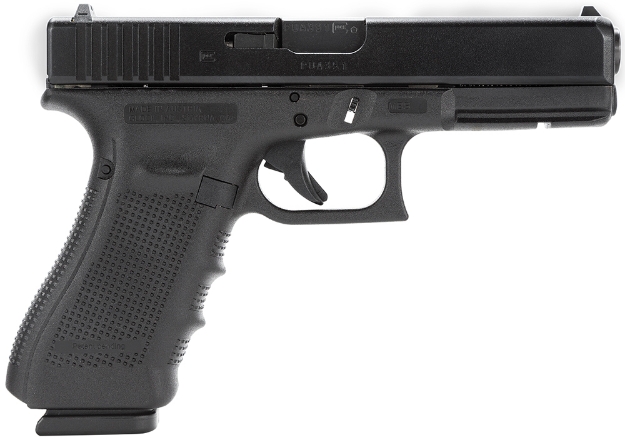 Picture of Glock G37 Gen4 45 Gap 4.49" Barrel 10+1, Black Frame & Slide, Finger Grooved Rough Texture Grip, Modular Backstrap, Safe Action Trigger 