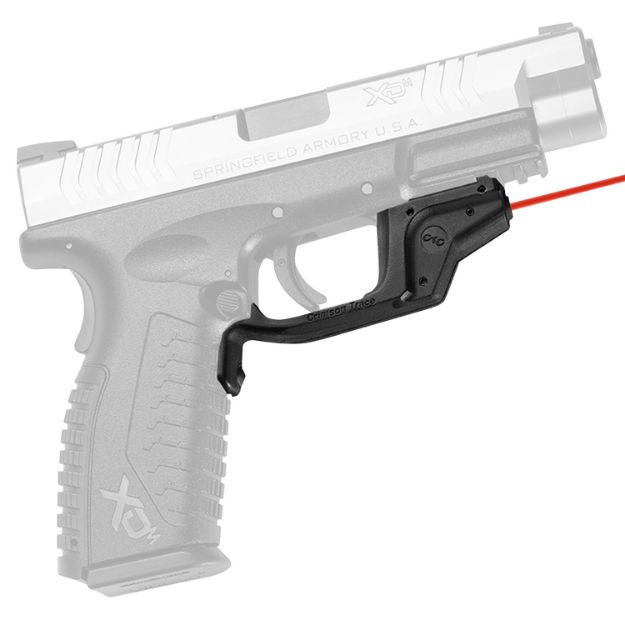 Picture of Crimson Trace Lg448 Laserguard 5Mw Red Laser With 633Nm Wavelength & 50 Ft Range Black Finish For Springfield Xd, Xd-M 