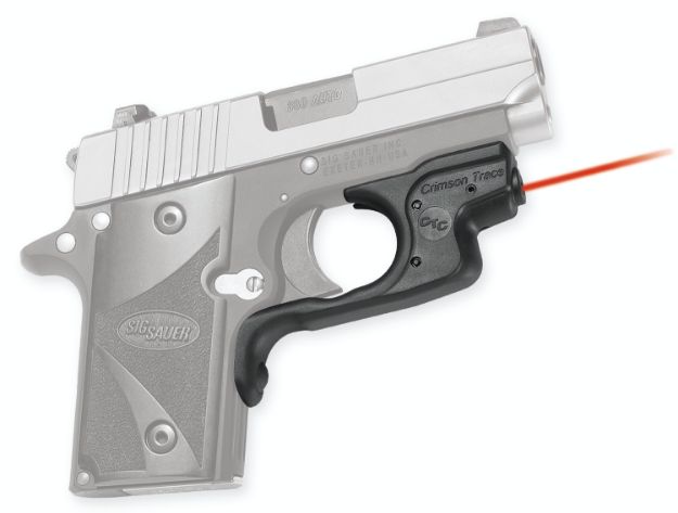 Picture of Crimson Trace Lg492 Laserguard 5Mw Red Laser With 633Nm Wavelength & 50 Ft Range Black Finish For Sig P238, P938 