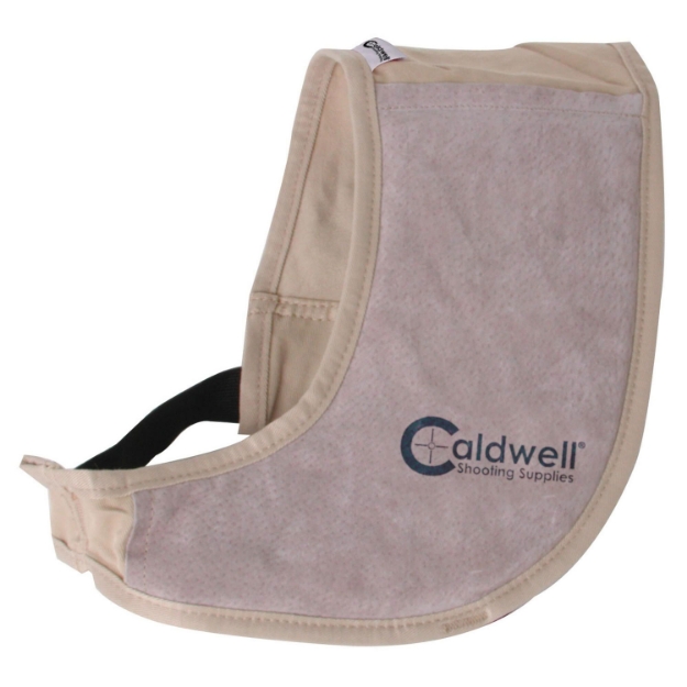 Picture of Caldwell Field Recoil Shield Tan Cloth W/Leather Pad Ambidextrous 