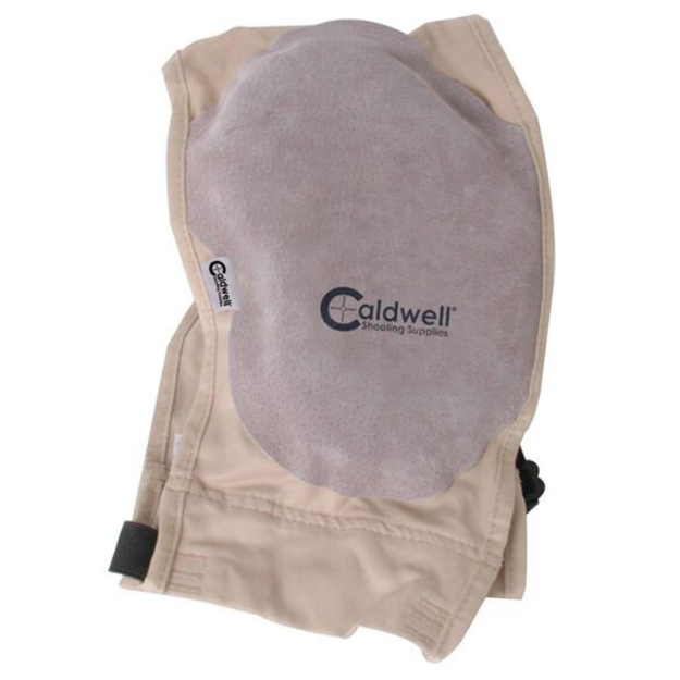 Picture of Caldwell Super Mag Plus Recoil Shield Tan Cloth W/Leather Pad Ambidextrous 