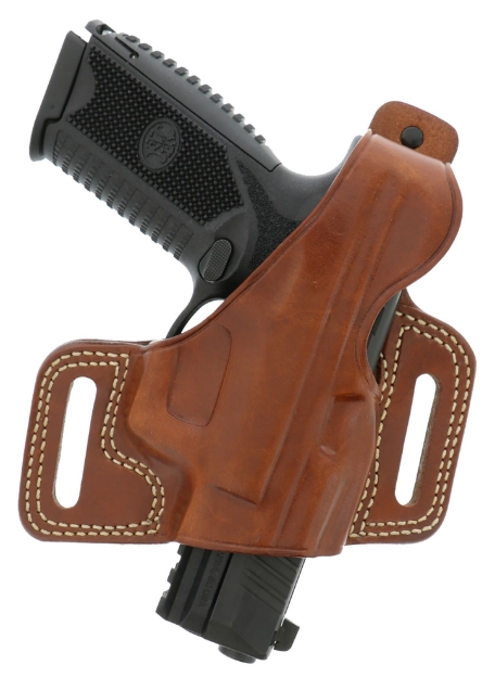 Picture of Galco Silhouette Owb Tan Leather Belt Slide Fits 1911 Fits 3.50" Barrel Right Hand 