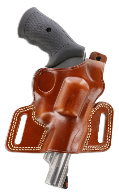 Picture of Galco Silhouette Owb Tan Leather Belt Slide Fits S&W K Frame Fits Ruger Security-Six Right Hand 