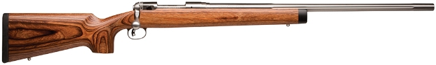 Picture of Savage Arms 12 Bvss 308 Win Caliber With 4+1 Capacity, 26" Barrel, Matte Stainless Metal Finish & Satin Brown Laminate Stock Right Hand (Full Size) 