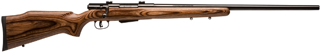 Picture of Savage Arms 25 Lightweight Varminter 22 Hornet 4+1 Cap 24" Matte Black Rec/Barrel Natural Brown Laminate Stock Right Hand (Full Size) 