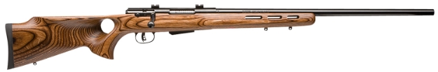 Picture of Savage Arms 25 Lightweight Varminter-T 222 Rem 4+1 Cap 24" Matte Black Rec/Barrel Natural Brown Laminate Fixed Thumbhole Stock Right Hand (Full Size) 