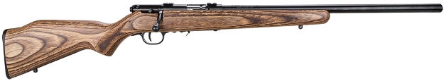 Picture of Savage Arms 93R17 Bv 17 Hmr Caliber With 5+1 Capacity, 21" Barrel, Matte Blued Metal Finish & Natural Brown Laminate Stock Right Hand (Full Size) 