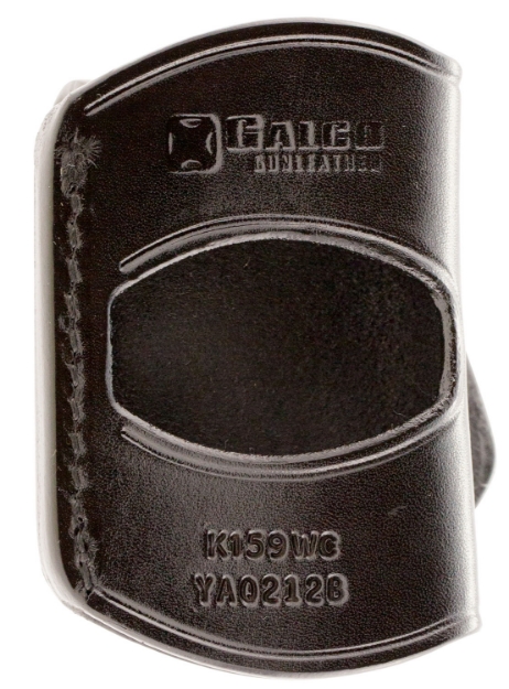 Picture of Galco Yaqui Owb Black Leather Belt Slide Fits 1911 Fits 3-5" Barrel Right Hand 