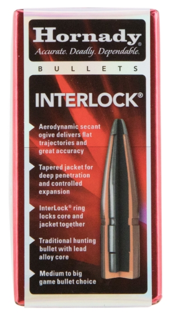 Picture of Hornady Interlock Hunting 405 Cal .411 300 Gr Spire Point (Sp) 