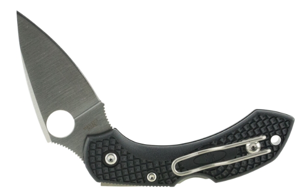 Picture of Spyderco Dragonfly 2 2.25" Folding Clip Point Plain Vg-10 Ss Blade Black Frn Handle Includes Pocket Clip 