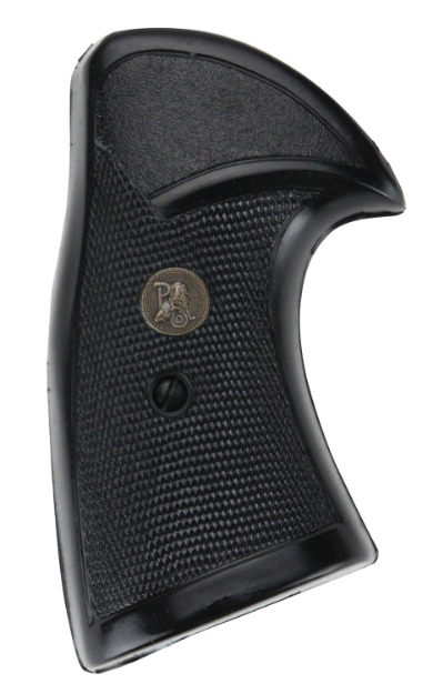 Picture of Pachmayr Presentation Grip Checkered Black Rubber For S&W K/L Frame With Square Butt 