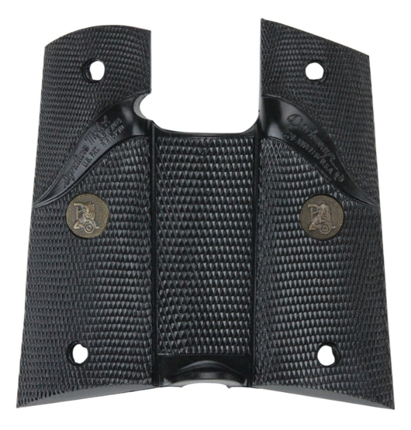 Picture of Pachmayr Signature Grip Wraparound Checkered Black Rubber For Colt Mk Iv Series 80 Delta Elite 