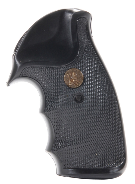 Picture of Pachmayr Gripper Grip Checkered Black Rubber With Finger Grooves For Charter Arms 