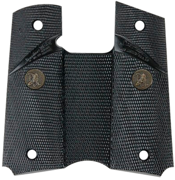 Picture of Pachmayr Signature Grip Wraparound Checkered Black Rubber For 1911, 1911-A1 