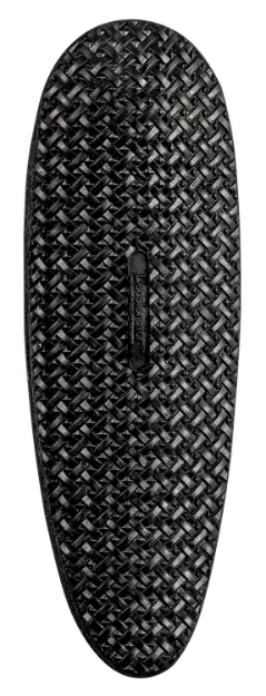 Picture of Pachmayr D750b Decelerator Field Style Recoil Pad Medium Black Basketweave Rubber 1" Thick 