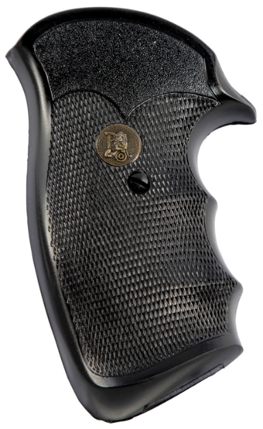 Picture of Pachmayr Gripper Grip Checkered Black Rubber With Finger Grooves For Ruger Security-Six 