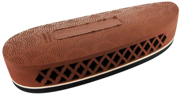 Picture of Pachmayr F325 Deluxe Field Recoil Pad Small Brown With White Line Rubber For Shotgun 