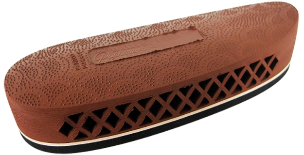 Picture of Pachmayr F325 Deluxe Field Recoil Pad Medium Brown With White Line Rubber For Shotgun 