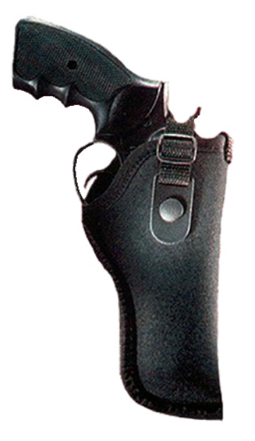 Picture of Uncle Mike's Gunmate Hip Holster Owb Size 00 Black Tri-Laminate Belt Loop Fits Small Frame Revolver Fits 2.50" Barrel Right Hand 