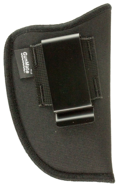 Picture of Uncle Mike's Gunmate Holster Iwb Size 06 Black Tri-Laminate Belt Clip Fits Med Frame Pistol Fits 4" Barrel Ambidextrous 