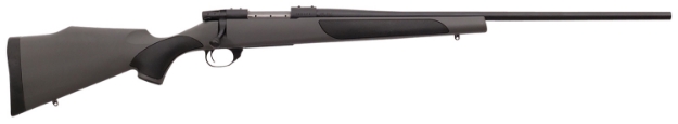 Picture of Weatherby Vanguard 223 Rem Caliber With 5+1 Capacity, 24" Barrel, Matte Blued Metal Finish & Gray With Black Panels Fixed Monte Carlo Griptonite Stock Right Hand (Full Size) 