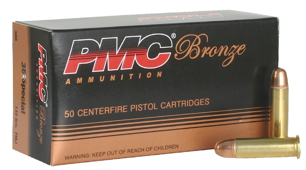 Picture of Pmc Bronze Target 38 Special 132 Gr Full Metal Jacket (Fmj) 50 Per Box/ 20 Cs 