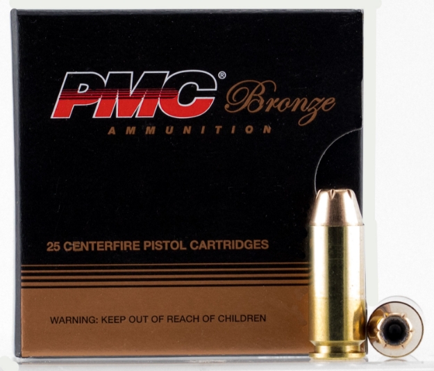 Picture of Pmc Bronze Target 10Mm Auto 170 Gr Jacketed Hollow Point (Jhp) 25 Per Box/ 20 Cs 