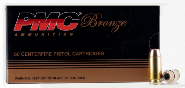 Picture of Pmc Bronze Target 40 S&W 165 Gr Jacketed Hollow Point (Jhp) 50 Per Box/ 20 Cs 