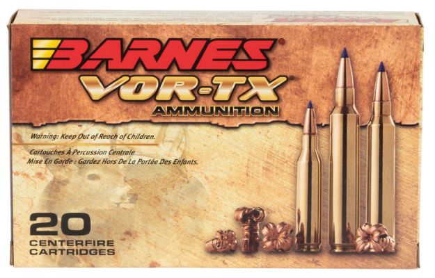 Picture of Barnes Bullets Vor-Tx Centerfire Rifle 25-06 Rem 100 Gr Tipped Tsx Boat-Tail 20 Per Box/ 10 Cs 