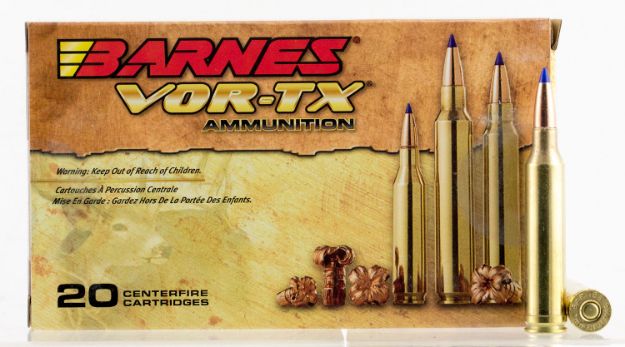 Picture of Barnes Bullets Vor-Tx Centerfire Rifle 7Mm Rem Mag 150 Gr Tipped Tsx Boat-Tail 20 Per Box/ 10 Cs 