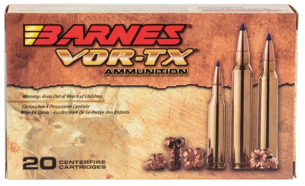 Picture of Barnes Bullets Vor-Tx Centerfire Rifle 300 Win Mag 150 Gr Tipped Tsx Boat-Tail 20 Per Box/ 10 Cs 