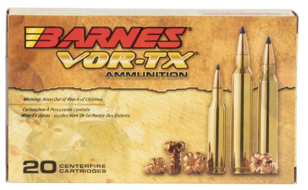 Picture of Barnes Bullets Vor-Tx Centerfire Rifle 338 Win Mag 210 Gr Tipped Tsx Boat-Tail 20 Per Box/ 10 Cs 