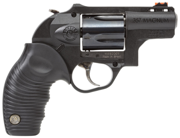 Picture of Taurus 605 357 Mag 5Rd 2" Matte Black Oxide Steel Cylinder Black Polymer Frame Black Ridged Rubber Grip 