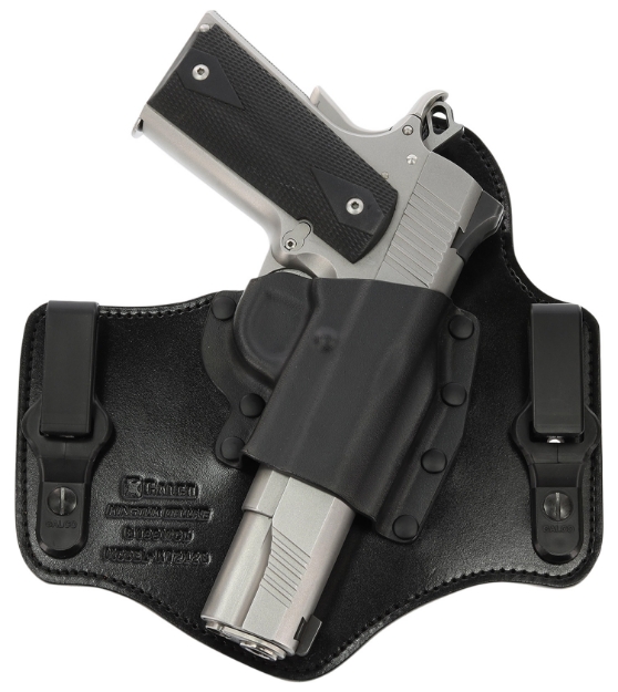 Picture of Galco Kingtuk Deluxe Iwb Black Kydex/Leather Uniclip Fits 1911 Fits 4-5" Barrel Right Hand 