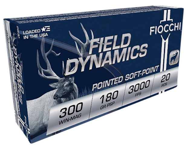 Picture of Fiocchi Field Dynamics Rifle 300 Win Mag 180 Gr Psp Interlock Bt 20 Per Box/ 10 Cs 