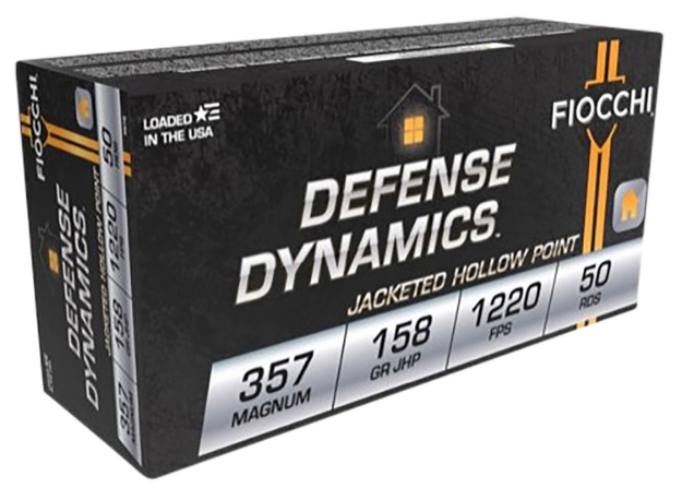 Picture of Fiocchi Defense Dynamics 357 Mag 158 Gr Jacketed Hollow Point (Jhp) 50 Per Box/ 20 Cs 