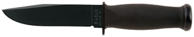 Picture of Ka-Bar Mark I 5.13" Fixed Clip Point Plain 1095 Cro-Van Blade Black Kraton G Handle 