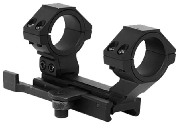 Picture of Ncstar Ar15 Adjustable Qr Scope Mount/Ring Combo Black Anodized 