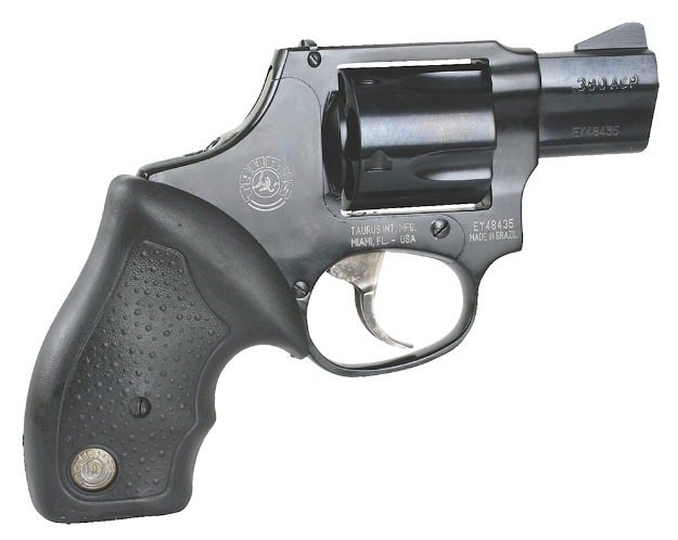 Picture of Taurus 380 Mini Revolver 380 Acp 5Rd 1.75" Matte Black Oxide Steel Cylinder & Barrel Matte Black Anodized Aluminum Frame Black Rubber Grip 