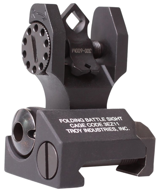 Picture of Troy Ind Rear Folding Battelesight Dioptic Black Hardcoat Anodized For Ar-15 