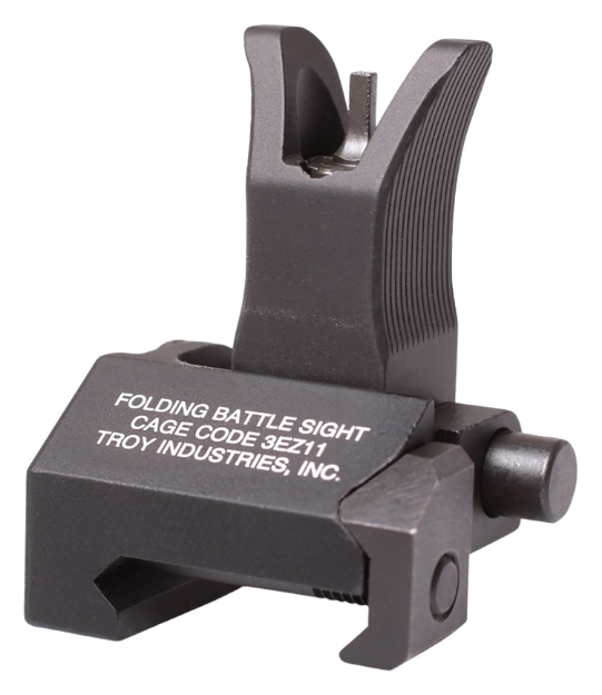 Picture of Troy Ind Tritium Front Folding Battlesight M4 Black Hardcoat Anodized For M4 