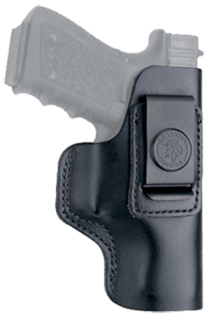 Picture of Desantis Gunhide Insider Aiwb Black Leather Belt Clip Compatible W/Glock 19/Sig P228/Beretta Apx Right Hand 