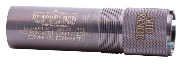 Picture of Carlson's Choke Tubes Black Cloud Beretta/Benelli 12 Gauge Mid-Range Steel Titanium Coated 