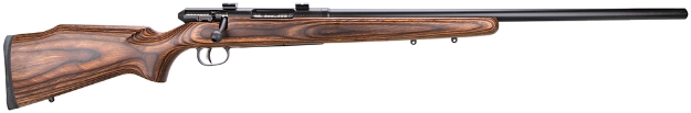 Picture of Savage Arms 25 Lightweight Varminter 17 Hornet Caliber With 4+1 Capacity, 24" Barrel, Matte Black Metal Finish & Natural Brown Laminate Stock Right Hand (Full Size) 