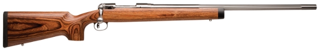 Picture of Savage Arms 12 Bvss 22-250 Rem Caliber With 4+1 Capacity, 26" Barrel, Matte Stainless Metal Finish & Natural Brown Laminate Stock Right Hand (Full Size) 