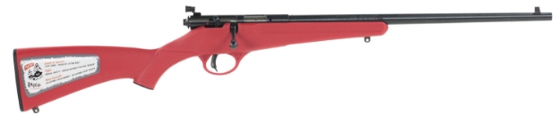 Picture of Savage Arms Rascal 22 Lr Caliber With 1Rd Capacity, 16.12" Barrel, Blued Metal Finish & Red Synthetic Stock Right Hand (Youth) 