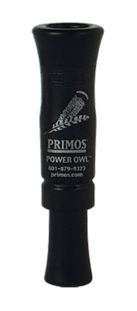 Picture of Primos Power Owl Locator Open Call Owl Sounds Barred Owl Sounds Attracts Turkeys Black Acrylic 