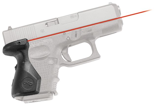 Picture of Crimson Trace Lg852 Lasergrips 5Mw Red Laser With 633Nm Wavelength & 50 Ft Range Black Finish For Glock 26, 27, 33 Gen4 