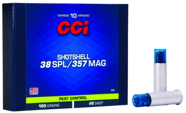 Picture of Cci Pest Control Shotshell 38 Special, 357 Magnum 100 Gr Shotshell #9 Shot 10 Bx/20 Cs 